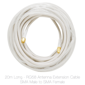 20m white antenna extension cable